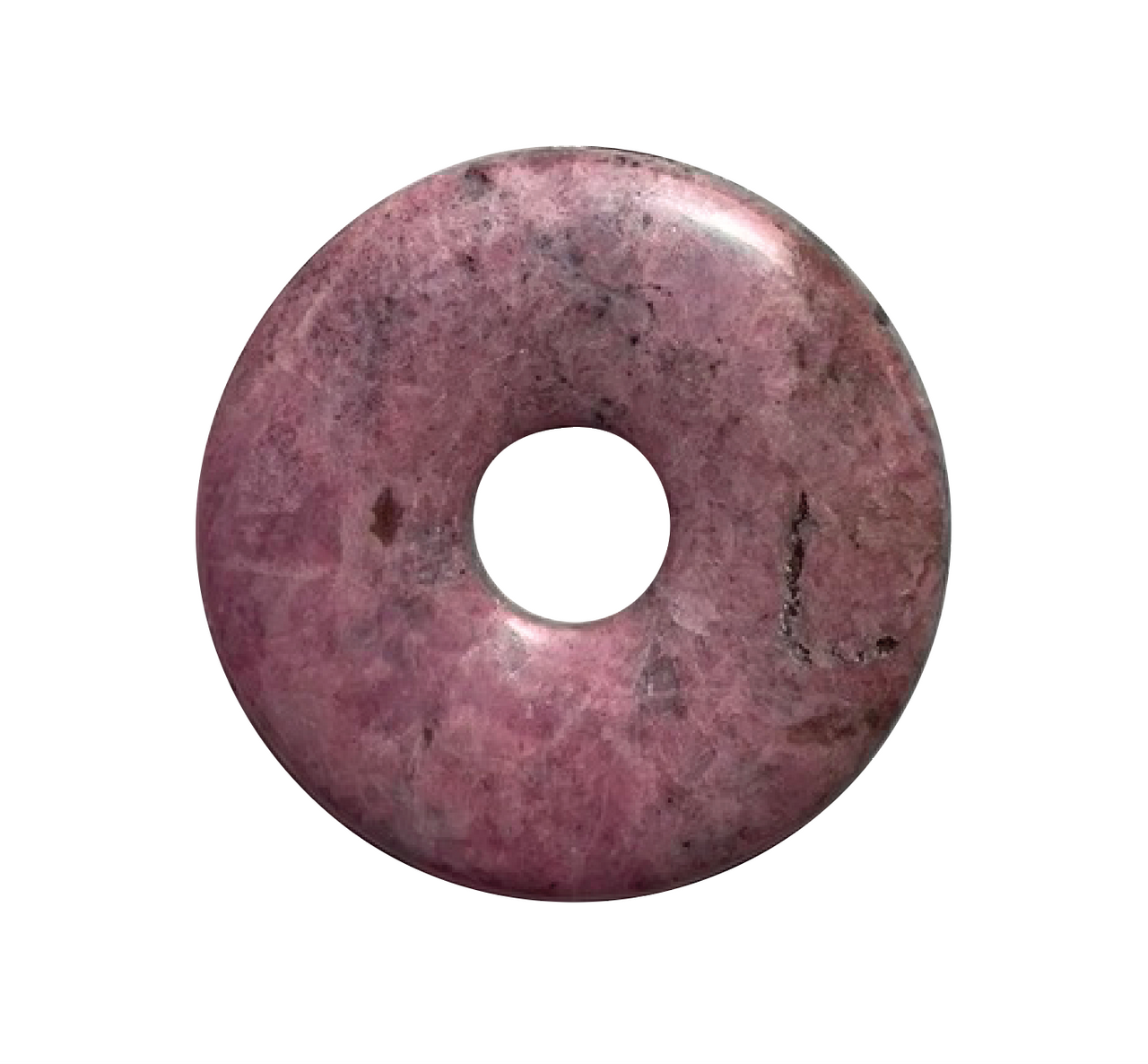 PINK RHODONITE MEDALLION