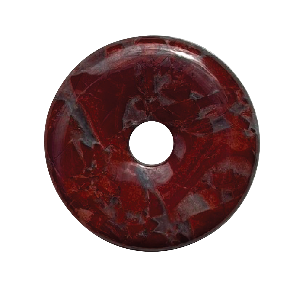 RED QUARTZ MEDALLION